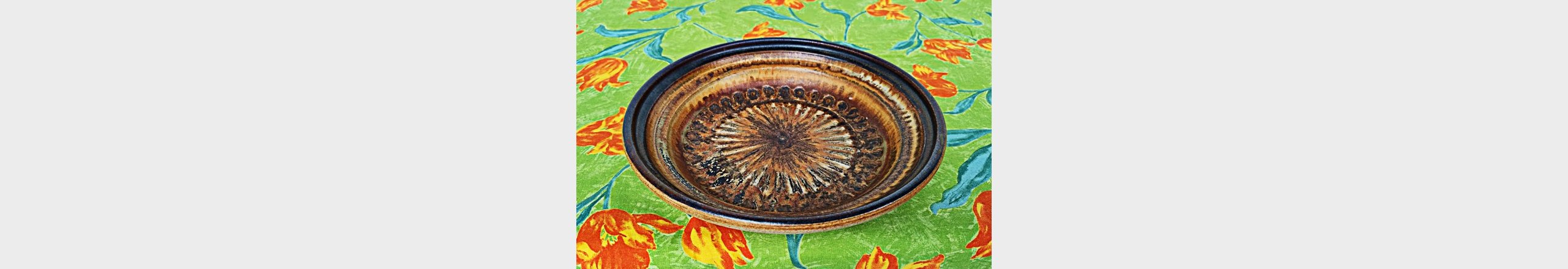 Stor vintage keramikfad