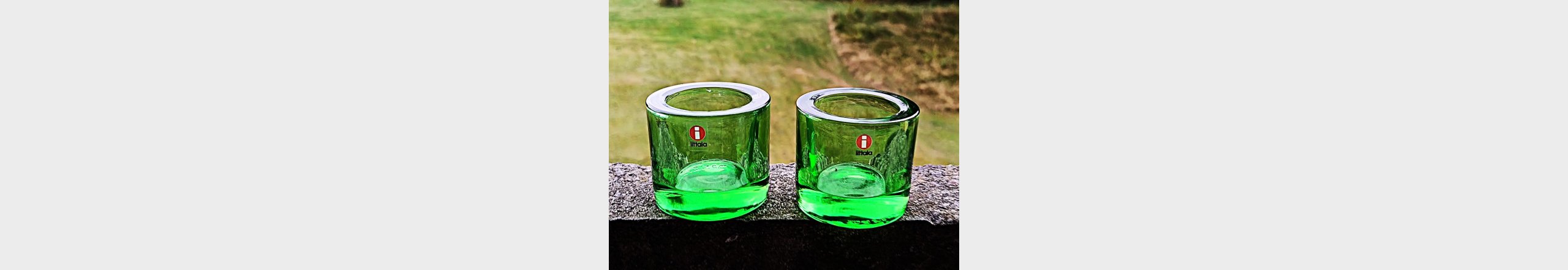 Go green - go vintage med en Apple Green fyrfadsstage