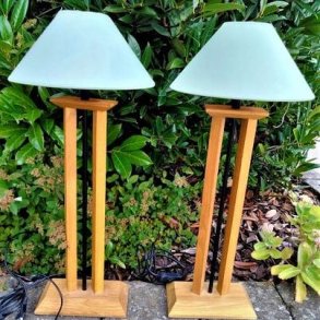 Design bordlamper i lyst skandinavisk tr�