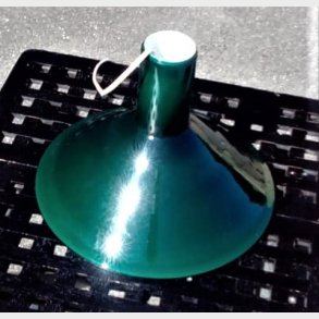 Grn Holmegaard P & T glaspendel