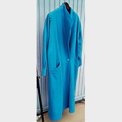 Turkis vintage frakke