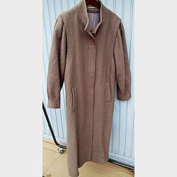 Naturfarvet vintage frakke