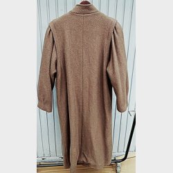 Naturfarvet vintage frakke