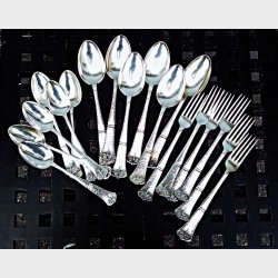 Vintage bestik i plets�lv