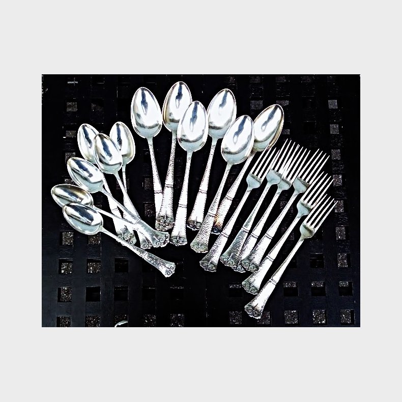 Vintage bestik i plets�lv