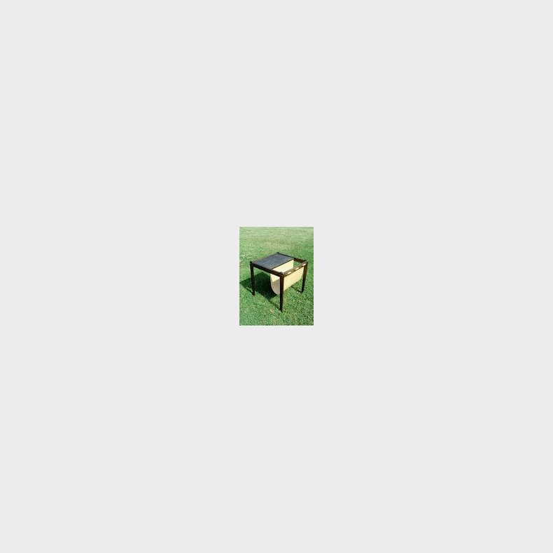 Designbord med avisholder