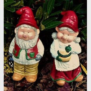 Gammelt vintage nissepar