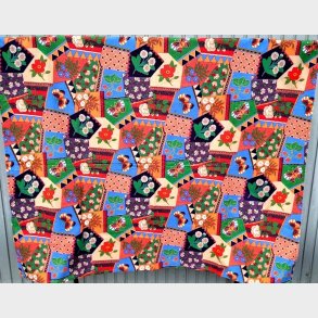 Fransk patchworkmnstret vintagedug