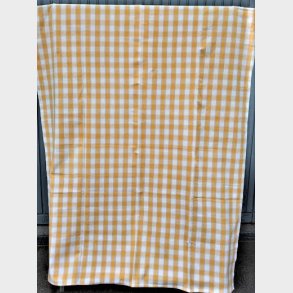 Lang gulternet vintage bomuldsdug