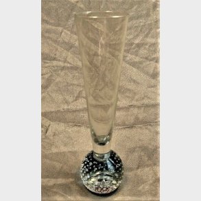 Akvabl Holmegaard Orkide glasvase