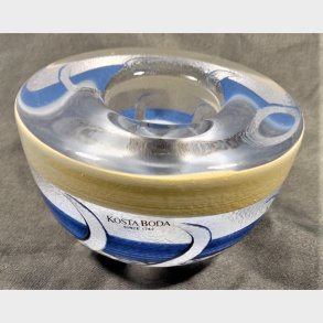 Kosta Boda Taiga glas fyrfadsstage