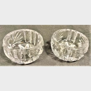 Vintage glas saltkar