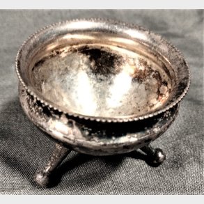 Forslvet vintage saltkar