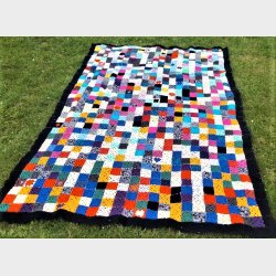 Stort hklet oldemor tppe