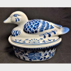 Bl kinesisk andepat form