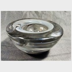 Kosta Boda Atoll glas fyrfadsstager