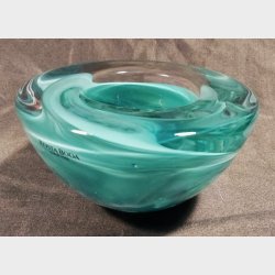 Kosta Boda Atoll glas fyrfadsstager