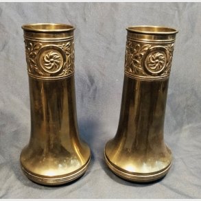 Antik jugend messingvase