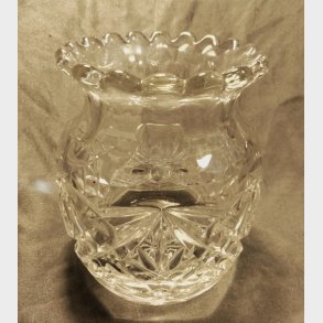 Fyens Glasvrk vintage glasvase