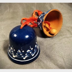 Vintage juleklokker i keramik