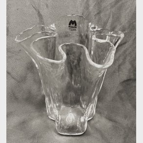 Finsk Muurla vintage glasvase