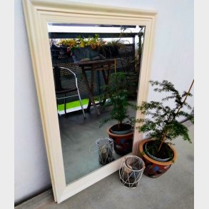 Stort facetslebet Furn House vintage spejl