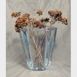 Stor Strmbergshyttan art deco vintage glasvase