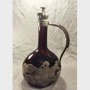 Art Nouveau glaskaraffel