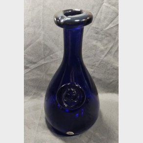 Koboltbl Holmegaard Viking karaffel