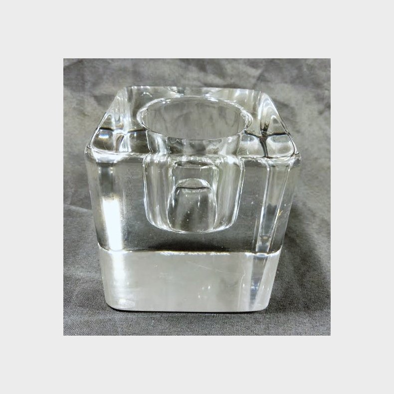 Kosta Boda Ice Cube glas fyrfadsstage