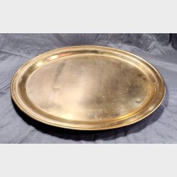 Vintage messing serveringsbakke