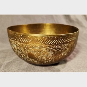  Antik indisk vintage messing skl