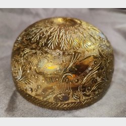  Antik indisk vintage messing skl