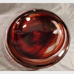 Stort Kosta Boda glasfad