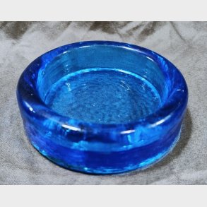 Lille turkis vintage glasskl