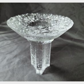 Orrefors vintage Olympisk glas lysestage 1984