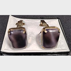 Vintage ametyst manchetknapper