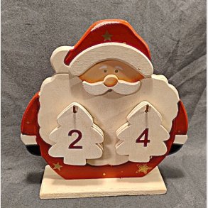 Vintage julekalender i tr