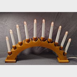 Svensk vintage julelysestage