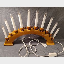 Svensk vintage julelysestage