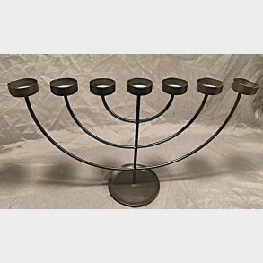 Sort vintage fyrfadsstage