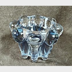 Franske Reims glaslysestager