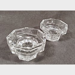 Franske Luminarc fyrfadsstager