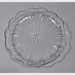 Antik Holmegaard dessert assiet