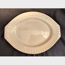 Antikt engelsk art deco fad