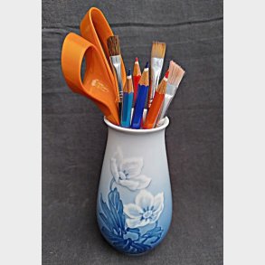 Lille B & G vintage vase med julerose