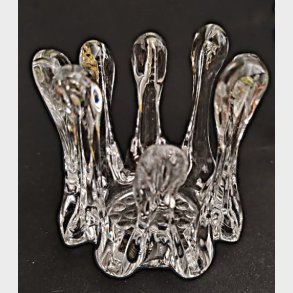 Fyrfadsstage fra Bergdala Glasbruk