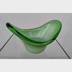 Limegrn vintage glasskl