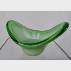 Limegrn vintage glasskl