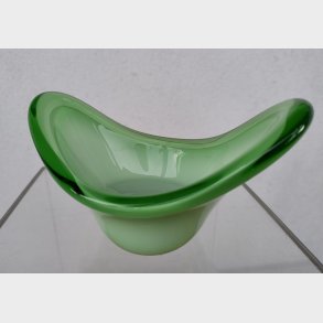 Limegrn vintage glasskl